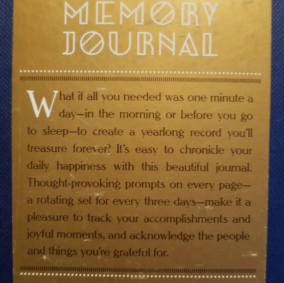 60-Second Memory Journal - Picture 2 of 7